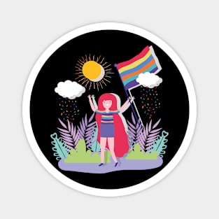 Rainbow Pride LGBT Magnet